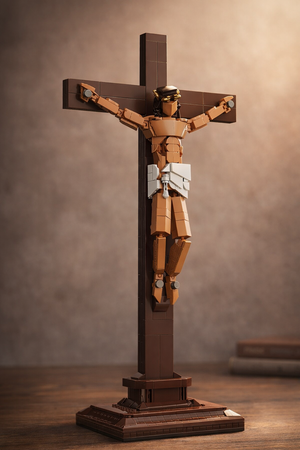 Jesus Crucifixion Lego Set