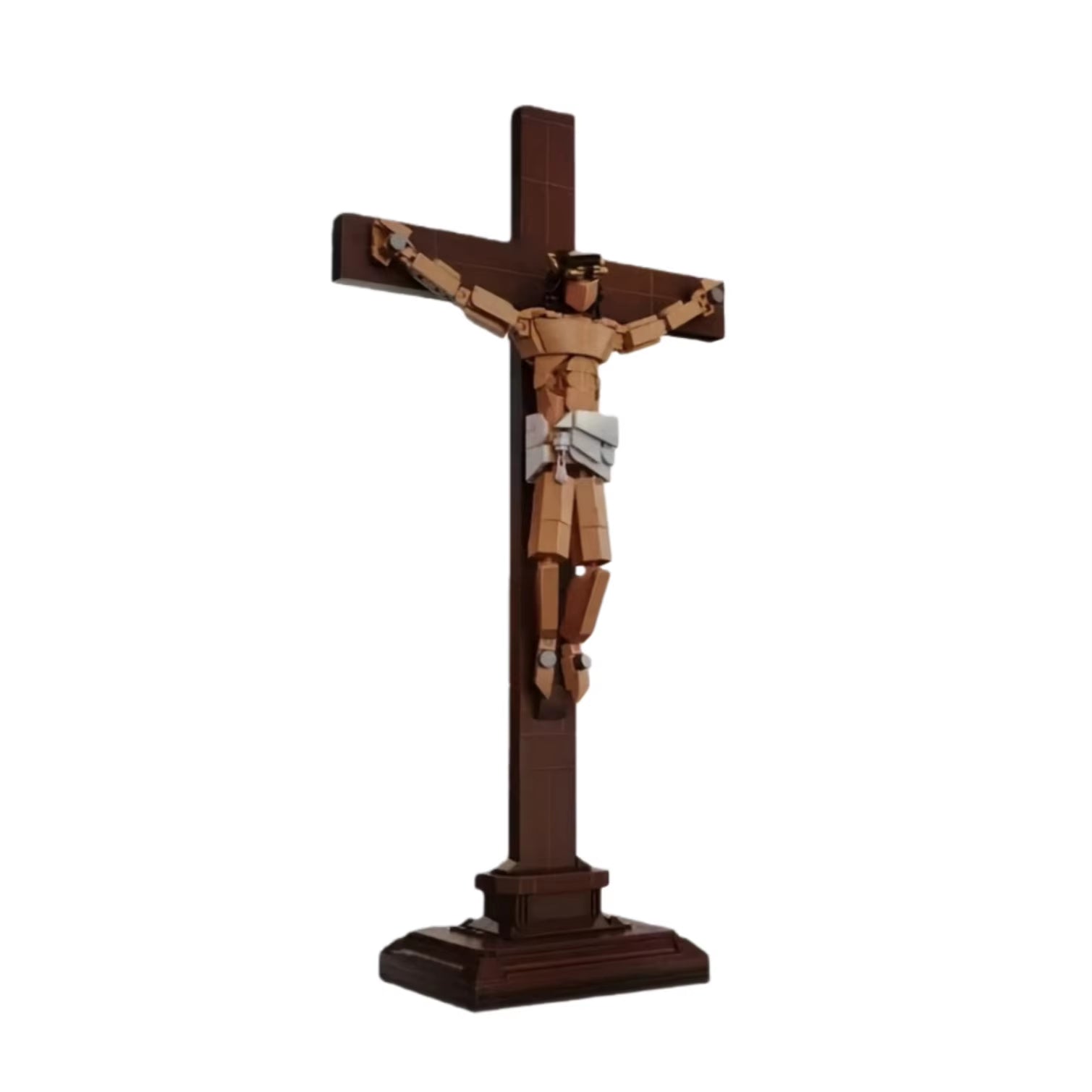 New Creative Building Block Model Set, Architectural Building Block Assembly Toy Set, Christmas and Birthday Gift, Desktop and L